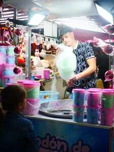 Candyfloss stand