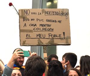 Protest in Girona on 3 Oct 2025